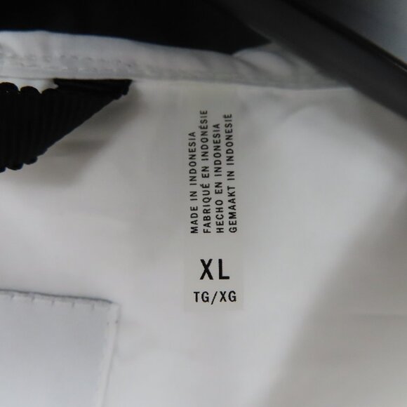 DKNY White and Gray Windbreaker Jacket Sz. XL - Picture 7 of 16